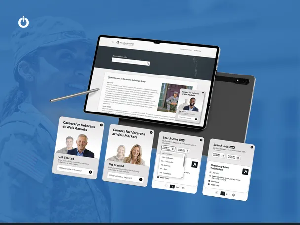 Redesigned Veteran Job Search Widget