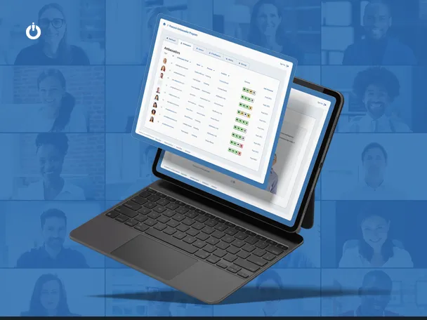 Interface to manage users on Adverto's Ambassador Program User Interface.