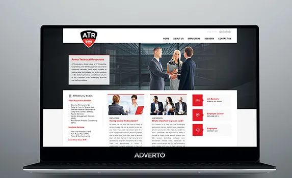 Site Carriere d'ATR par Adverto